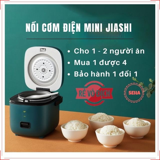 Nồi Cơm Điện Mini Đa Năng Jiashi cho 1- 3 người ăn SH02 | BigBuy360 - bigbuy360.vn