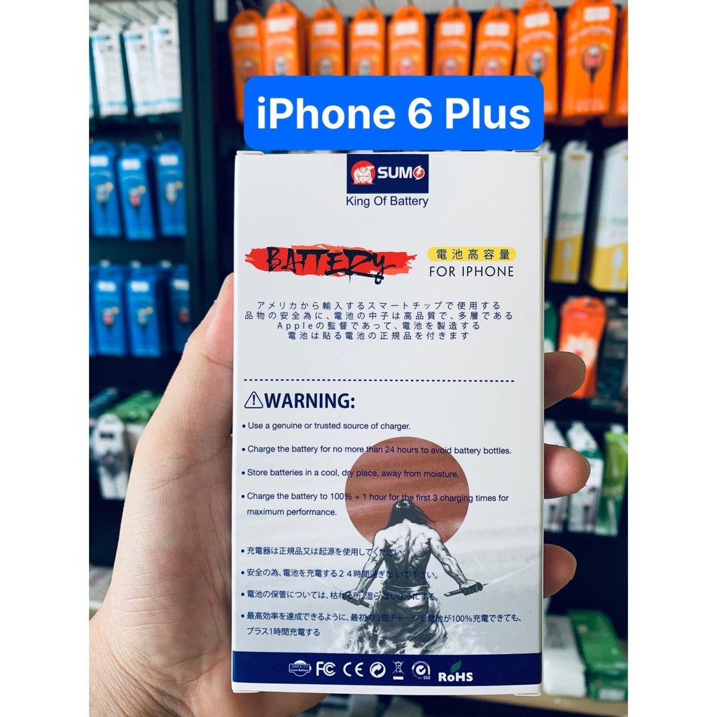 Pin iPhone 6 Plus - SUMO JAPAN . Bảo hành 12 tháng!