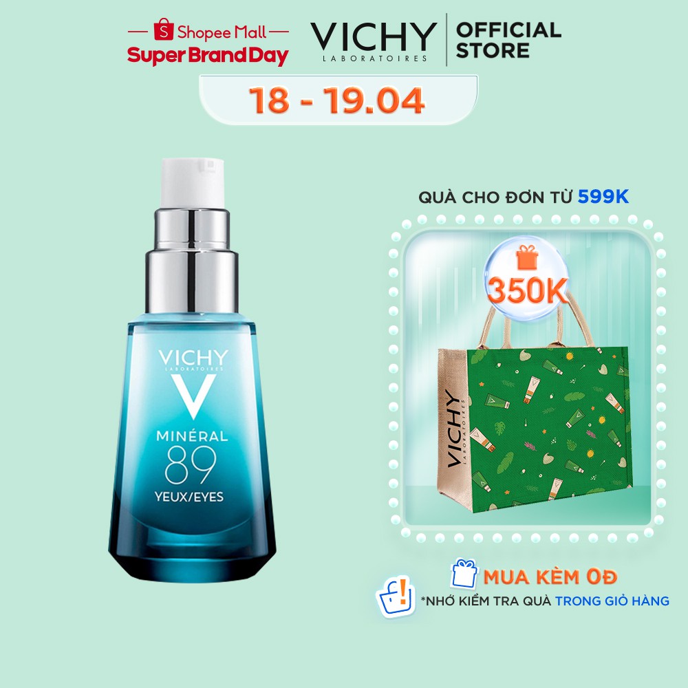 Dưỡng Chất Khoáng Núi Lửa Cô Đặc Dành Cho Vùng Da Quanh Mắt Vichy Miner 89 Eyes Repairing Eyes Fortifier 15ml | BigBuy360 - bigbuy360.vn