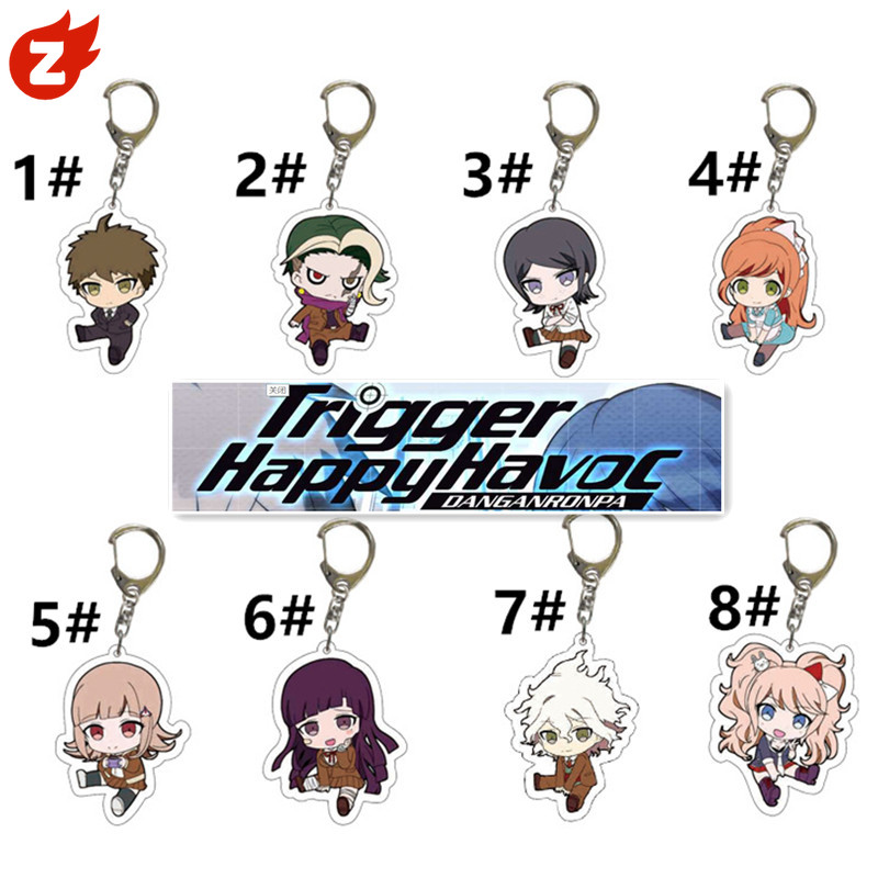 ✨1 Móc Khóa Acrylic Trong Suốt In Họa Tiết Hoạt Hình