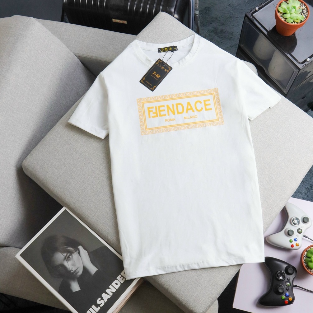 Áo Phông Nam Cổ Tròn OBOKFASHION, Áo Thun Nam Tay Ngắn, Mềm Mịn, Thoáng Mát, Cao Cấp Màu Trắng - Đen ATN26