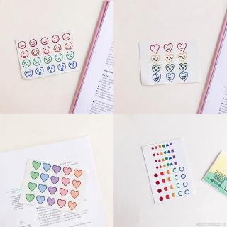 Sticker dán trang trí nhiều phong cách tùy chọn kiểu Hàn Quốc dễ thương