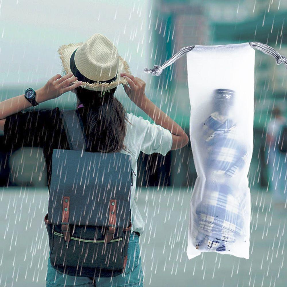 ELLSWORTH Vỏ Bọc Dù Trong Suốt Chống Thấm Nước Có Dây Rút Tiện Dụng