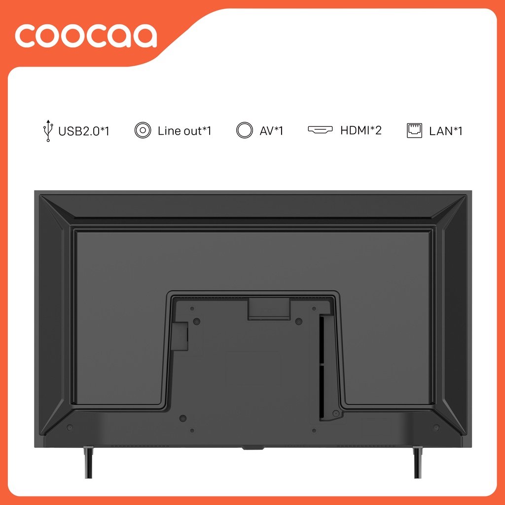 SMART Tivi FHD Coocaa 43 inch 43S3U- tivi giá rẻ Chân viền kim loại - Miễn phí lắp đặt