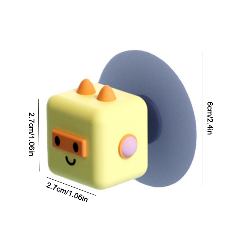 Móc Treo Khăn Gắn Tường / Cửa Ra Vào Họa Tiết Hoạt Hình Vui Nhộn Chống Va Chạm Siêu Bền