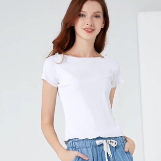 Áo tăm croptop viền bèo
