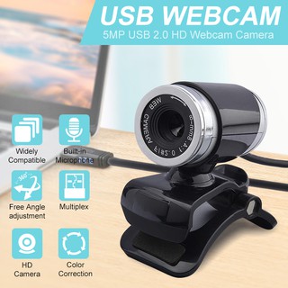 Webcam A509 HD USB2.0 12.0m Pixels Chất Lượng Cao Cho Máy Tính