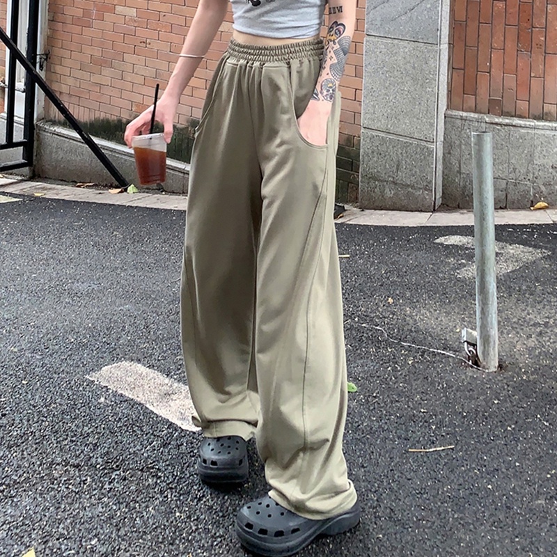 Quần Dài Ống Loe Phong Cách Hàn Quốc Dành Cho Nữ