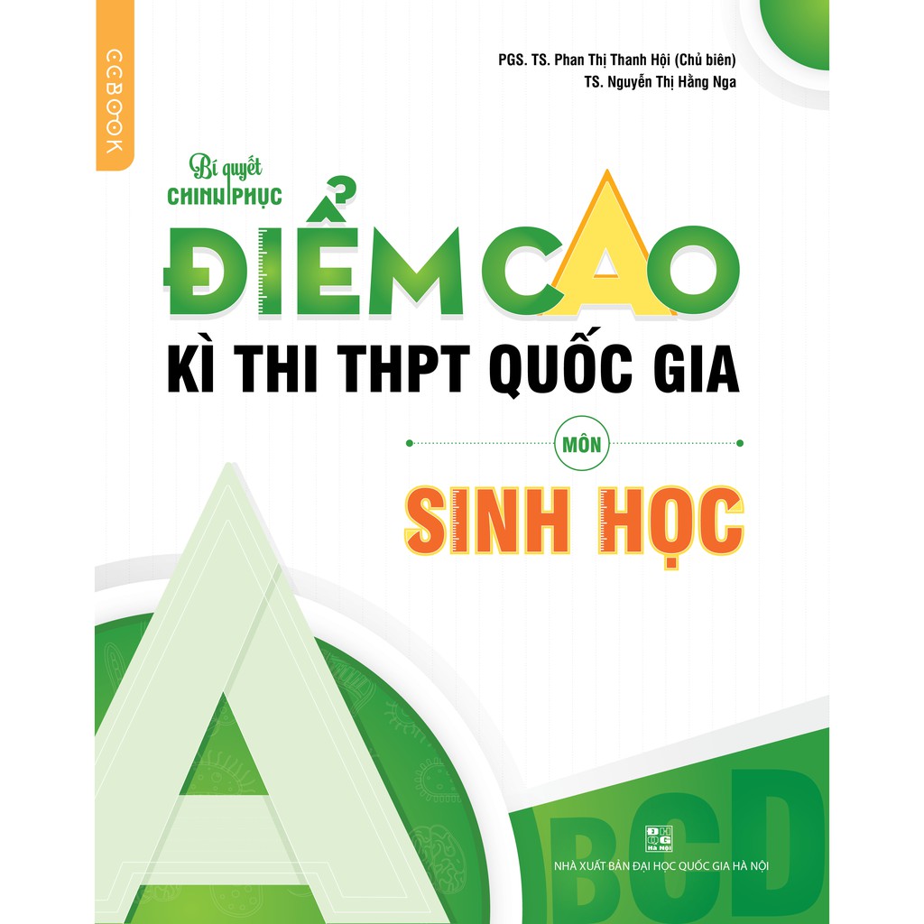 Sách - Bí quyết chinh phục điểm cao kì thi THPT Quốc gia môn Toán Tập 1, 2 - Sinh học (3 cuốn)