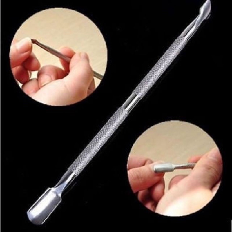 Cây đẩy da chết lấy khoé , cây cạo sơn gel inox