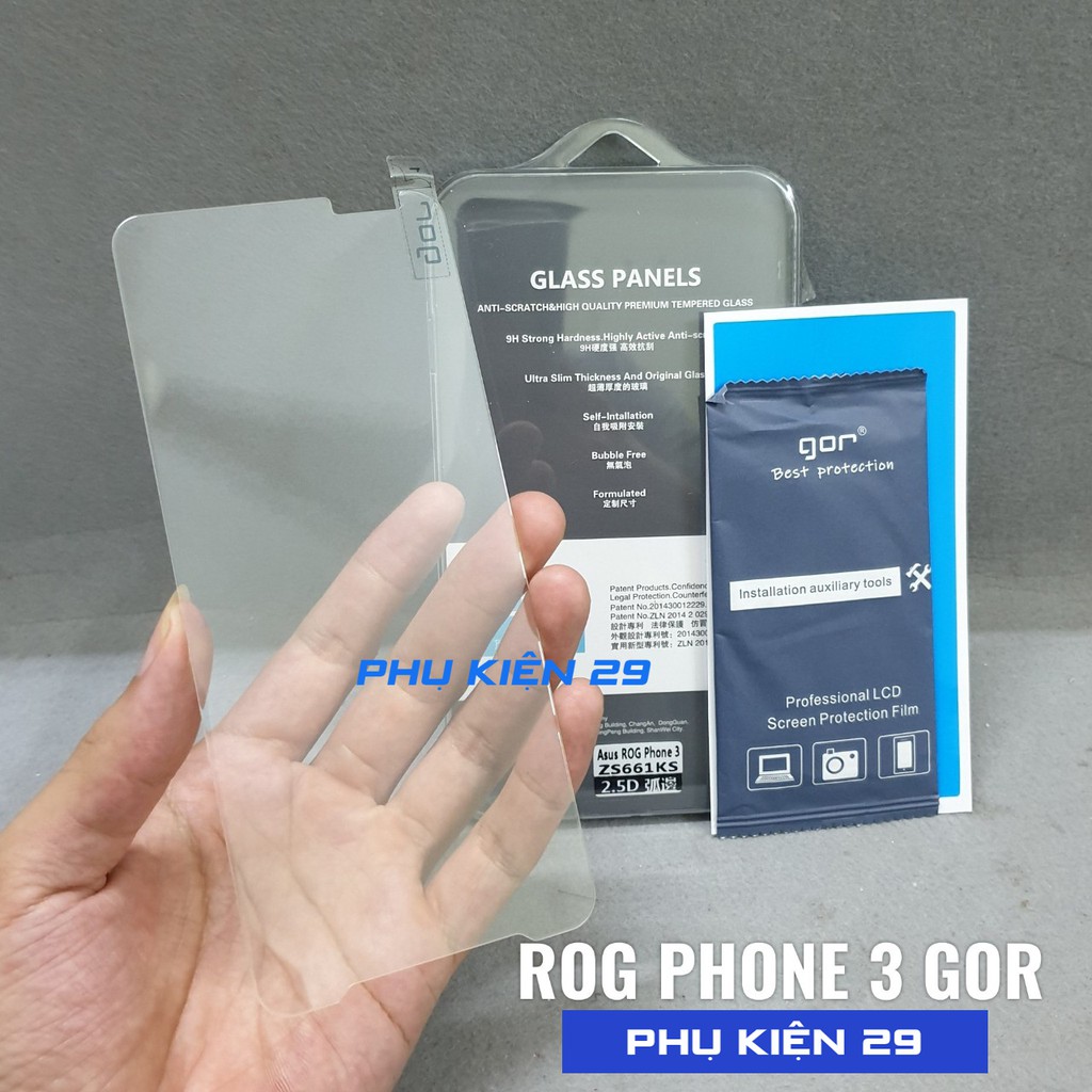 Dán kính cường lực cao cấp chống bám vân tay GOR