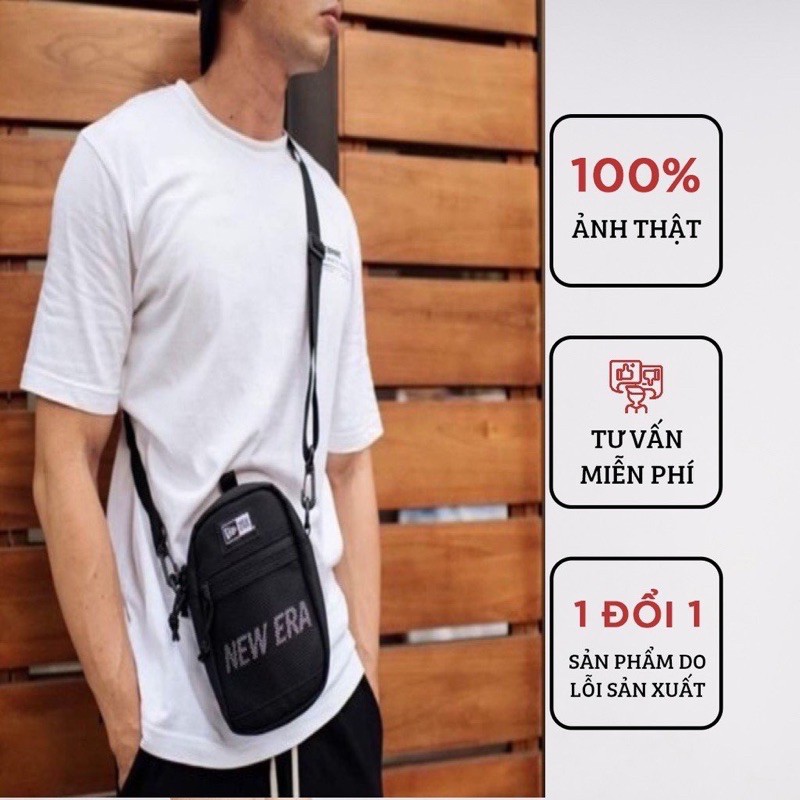 Túi đeo chéo mini Newera, Túi chéo nam nữ thời trang đựng điện thoại chống nước QASA