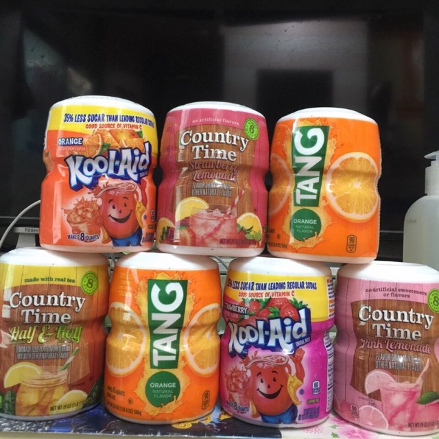 Bột pha nước trái cây  Kool-Aid Tropical Punch &Peach Mango của Mỹ