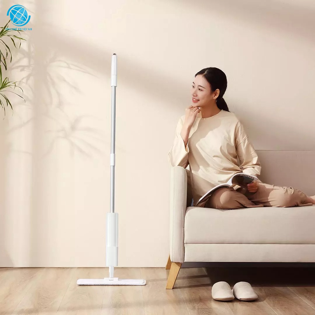 Cây lau nhà phun sương Xiaomi Lanxiaoyu không rỉ sét - chế độ phun sương xa đến 94cm