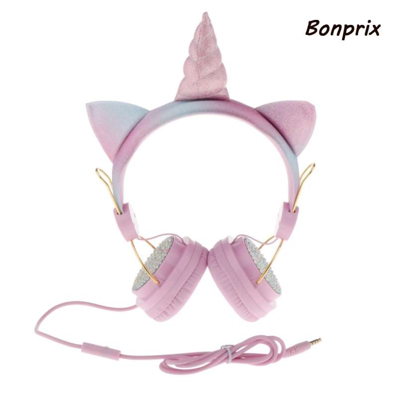 Tai nghe hình tai mèo/ngựa một sừng dễ thương cho bé gái