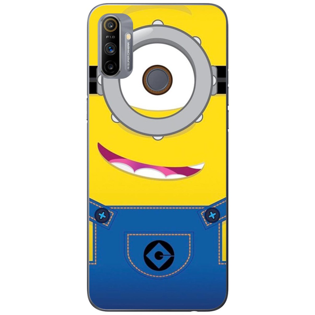 Ốp lưng nhựa dẻo Realme C3, C3i in hình Minion
