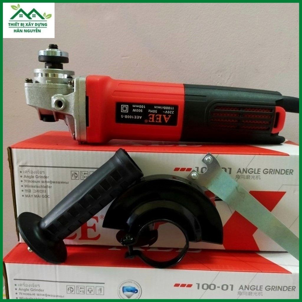 Máy mài cầm tay AEE,công tắc đuôi,lưỡi cắt 100mm chuyên mài,cắt sắt,cắt gạch,cắt đá hoa cương