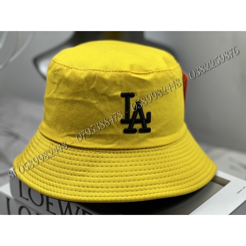 Mũ bucket Hàn quốc - nón tai bèo 2 mặt thêu La năng động phong cách ulzzang hàn quốc đơn giản