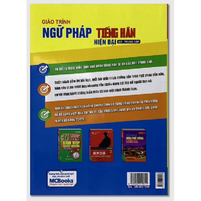 Sách - Giáo trình ngữ pháp tiếng Hán hiện đại – Sơ Trung Cấp