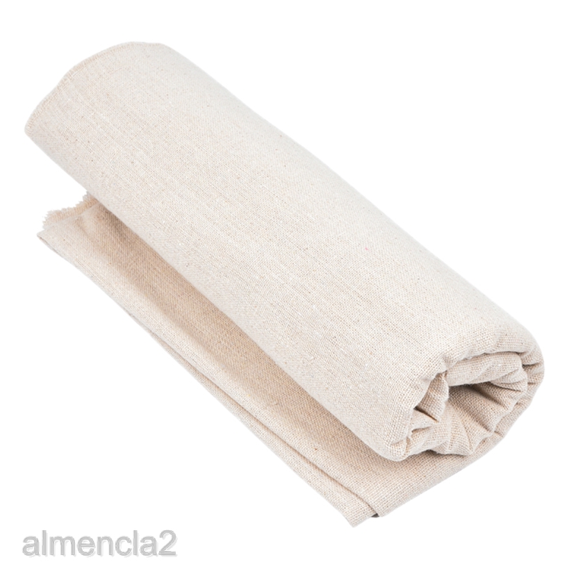 [ALMENCLA2] Burlap Table Runner No-Fray Fabric Placemat Pottery Ceramics Clay Crafts DIY Art