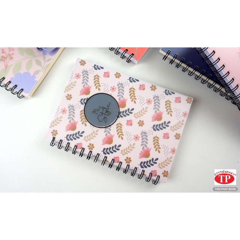Sổ lò xo A5 bìa nhựa PP dày 160 trang  MyStyle - TienPhatBook