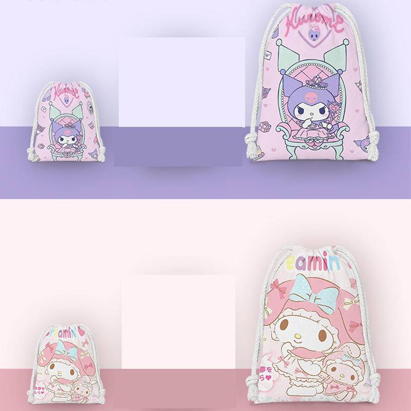 Sanrio mymelody Kuromi Cinnamoroll Túi Dây Rút Đựng Đồ Lót / Giày Thể Thao Du Lịch Sắp Xếp Gọn Gàng