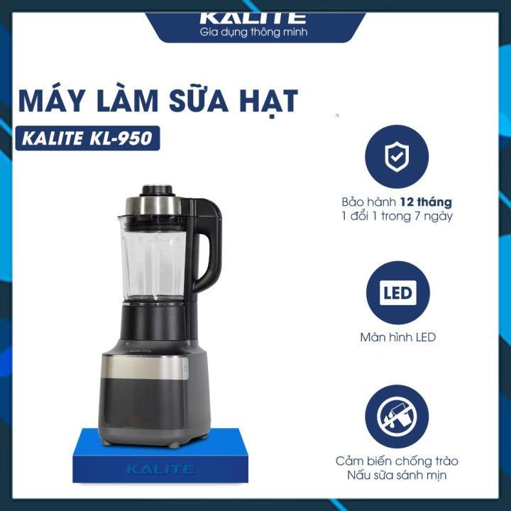 Máy làm sữa hạt đa năng Kalite KL 950, công suất 2700W, 1,75L, nắp cảm biến chống trào- Chính hãng bảo hành 12 tháng