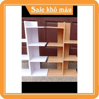 KỆ SÁCH GỖ VUÔNG 5 TẦNG