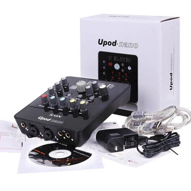 [Mã ELHACE giảm 4% đơn 300K] [Mã 252ELSALE hoàn 7% đơn 300K] Sound card thu âm ICON UPOD NANO PRO