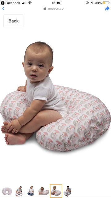 Thanh lý gối chữ C chống trào Boppy order Mỹ