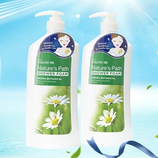 Combo 2 sữa tắm trắng da nhật bản follow me 1000 ml
