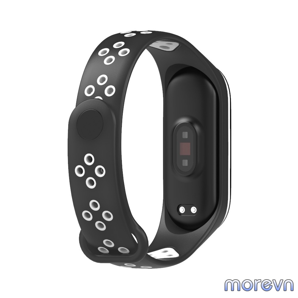 Dây đeo silicon thể thao Mi band 4, mi band 3 chính hãng Mijobs - dây đeo thay thế miband 4,3 thể thao (Mijobs)