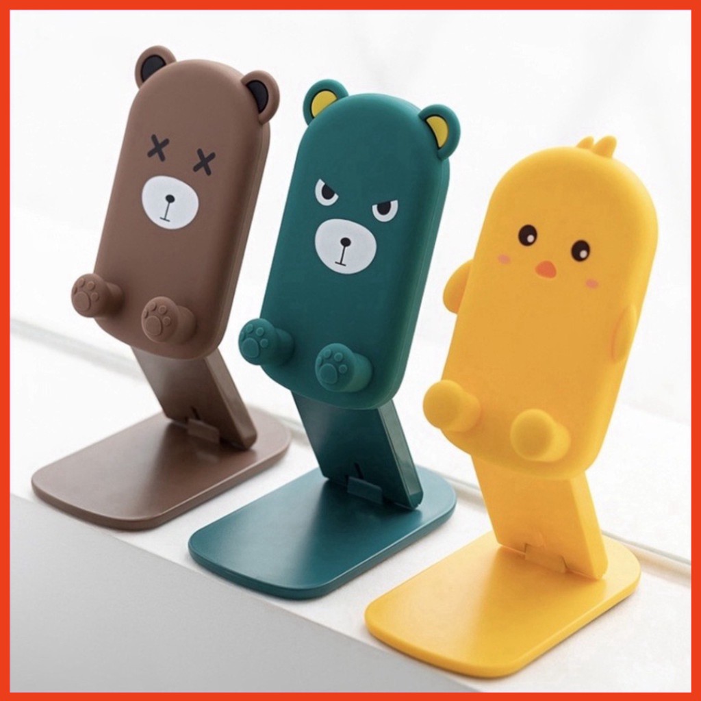 Giá Đỡ Điện Thoại Hình Thú CuTe, Máy Tính Bảng, IPad, Kệ Để Điện Thoại Đa Năng