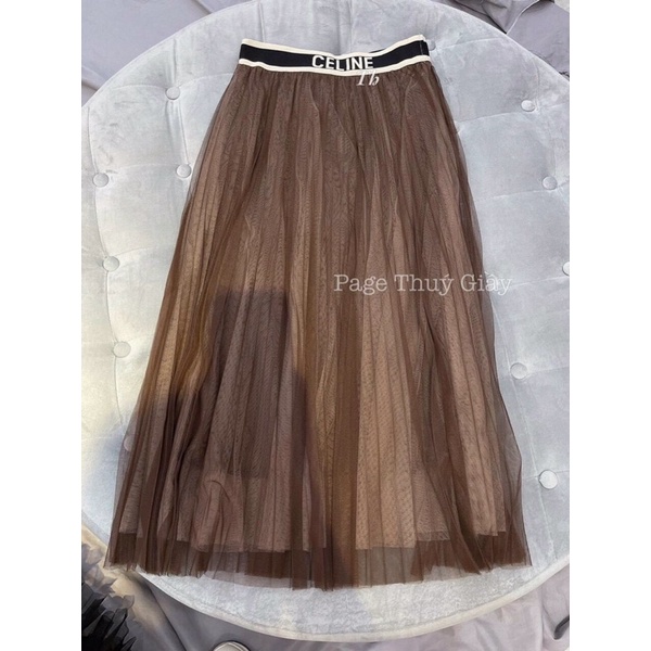 Chân váy xếp ly cạp chữ siêu sang