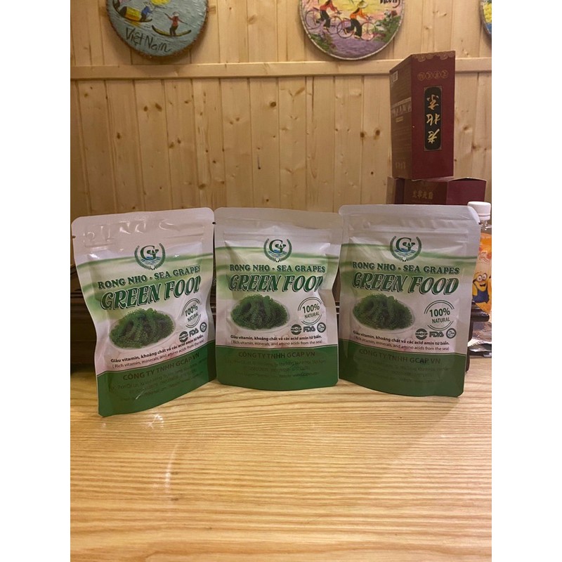  Rong nho Green Food 100% Natural Hàng Công Ty gói 20g