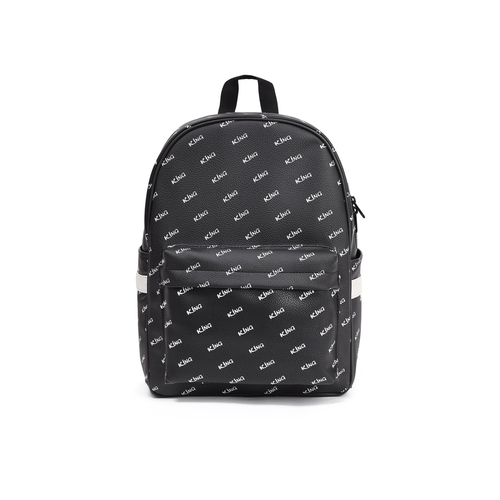 Balo Da Backpack Unisex Chống Nước Balo Backpack King 2-Màu Đen - Hàng mới về