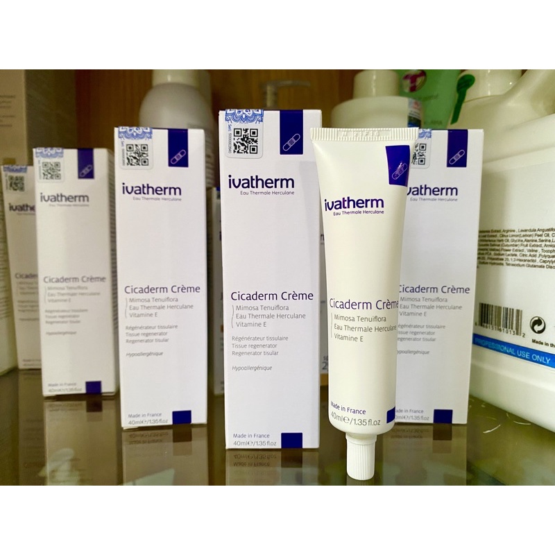 KEM DƯỠNG ẨM, PHỤC HỒI DA VÀ NGĂN NGỪA HÌNH THÀNH SẸO IVATHERM CICADERM