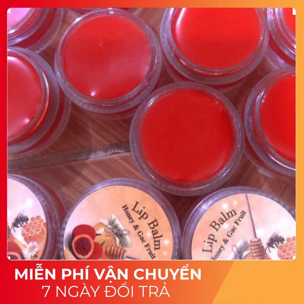 Dưỡng kích màu môi,Son dưỡng  đỏ tươi từ gấc triết xuất từ thiên nhiên sau xăm-5g