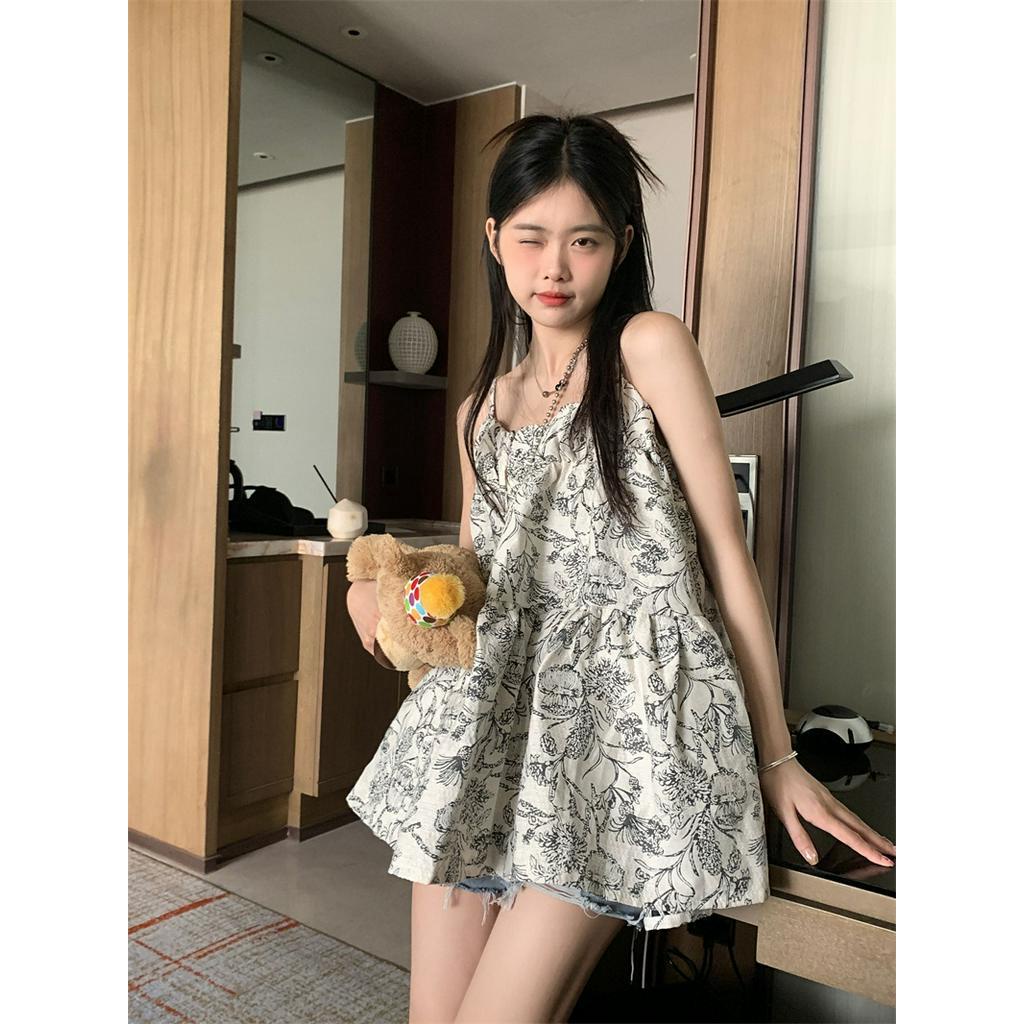 63702 Mùa Hè Sling Váy Ngắn