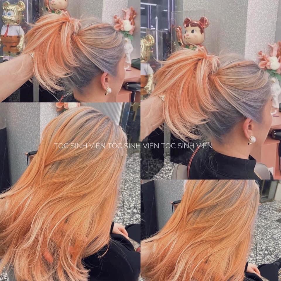 Thuốc Nhuộm tóc màu Cam Đào | Ảnh Thật