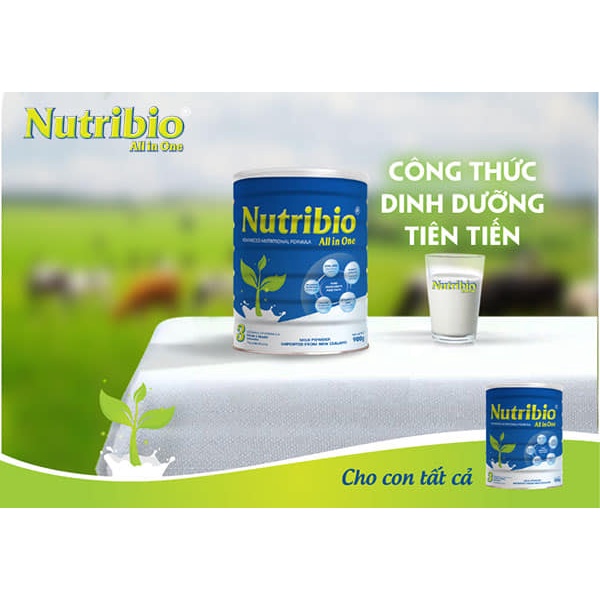 Sữa Nutribio All In One 900G Dành cho trẻ thiếu cân, suy dinh dưỡng