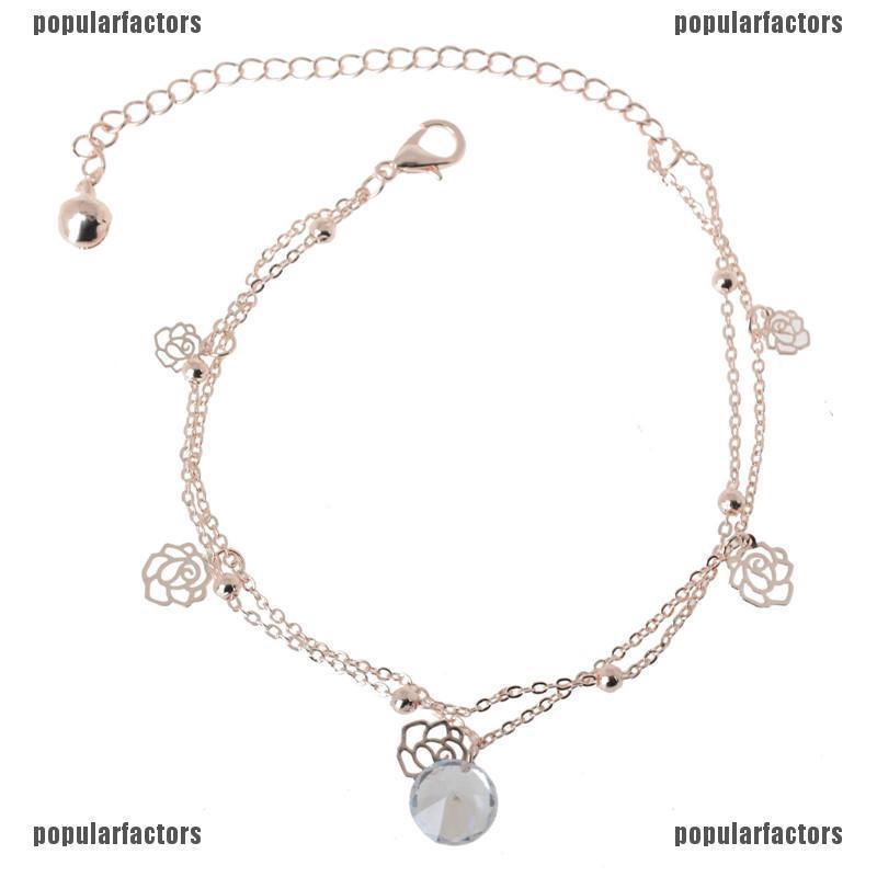 Vòng Đeo Chân Mạ Vàng Cao Cấp Thời Trang