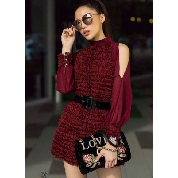 Đai váy da bóng bản to thắt eo siêu sang chảnh ❤️