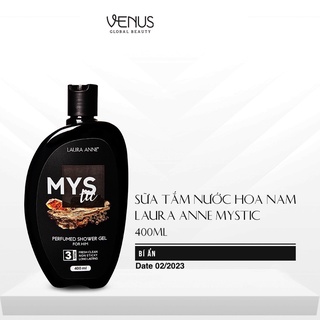 Sữa tắm nước hoa nam Laura Anne Mystic 400ml chính hãng