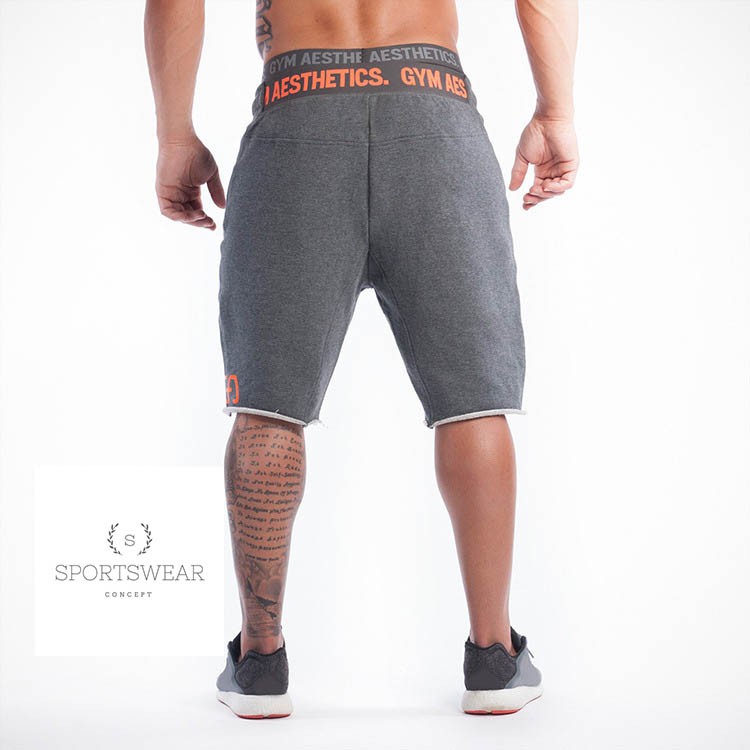 Quần tập gym thể thao short GA Sportswear Concept thoải mái đàn hồi khô thoáng thời trang nam tính không bí hơi