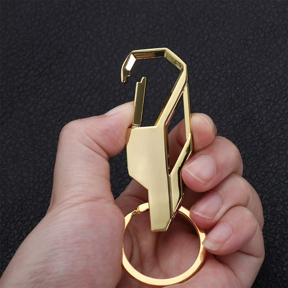 Móc Chìa Khóa Bằng Thép Không Gỉ Sáng Tạo Cho Nam