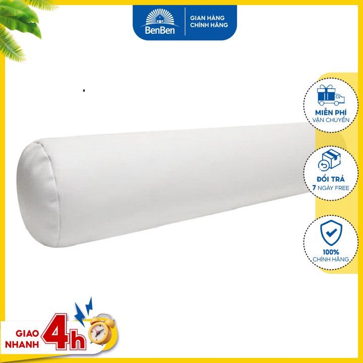 Ruột gối ôm ép hơi dài 100x35cm, tặng kèm vỏ, hàng Việt Nam cao cấp.