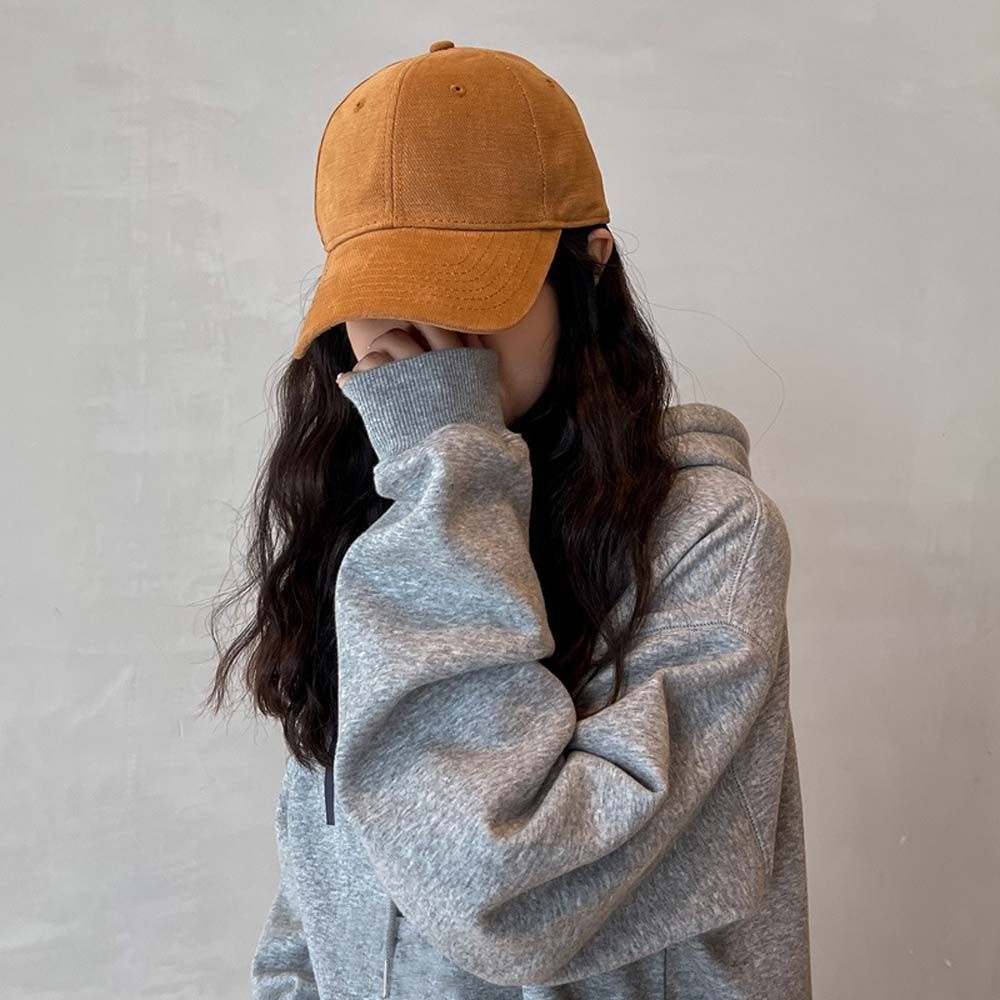 MKEB Mũ lưỡi trai mềm mại thêu chữ phong cách Hàn Quốc thời trang cho nam và nữ