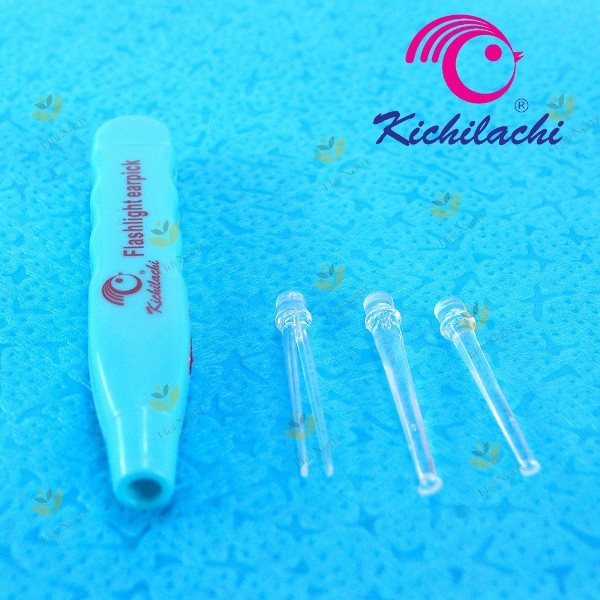 Hộp dụng cụ lấy ráy tai có đèn an toàn tiện lợi cho bé và gia đình KICHILACHI KICHI