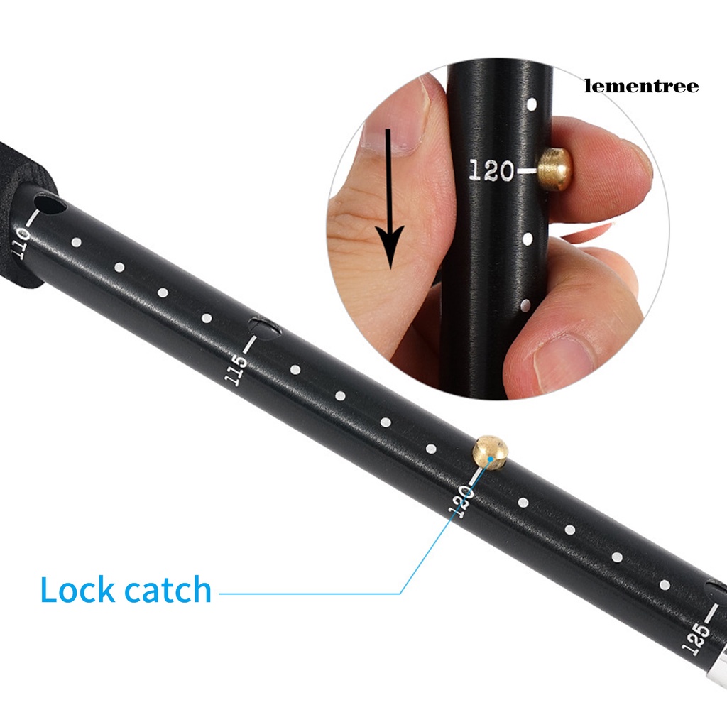 Gậy Leo Núi Siêu Nhẹ 4 Khớp Bằng Hợp Kim Nhôm Có Thể Gấp Gọn Tiện Dụng